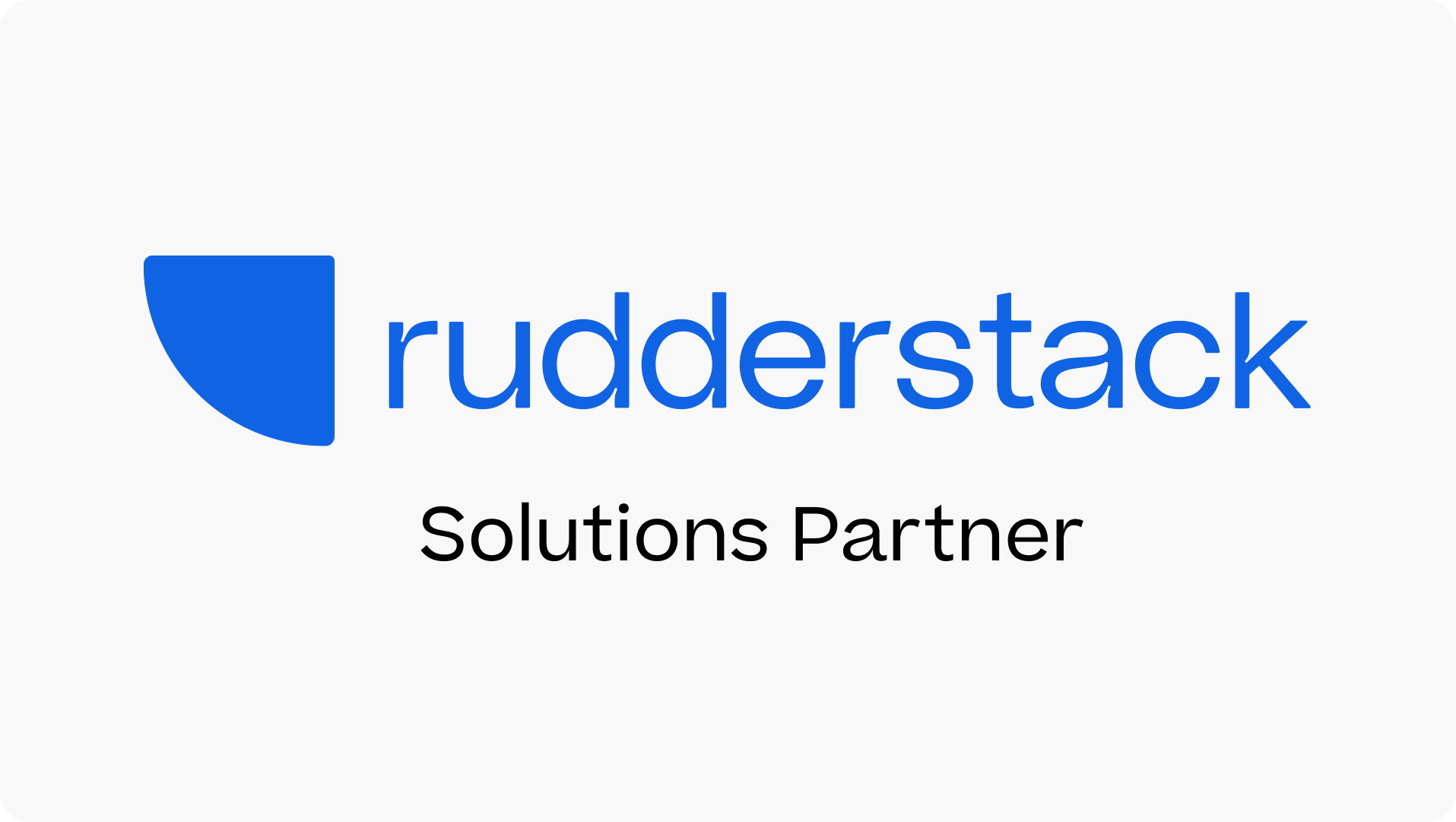 RudderStack Solutions Partner